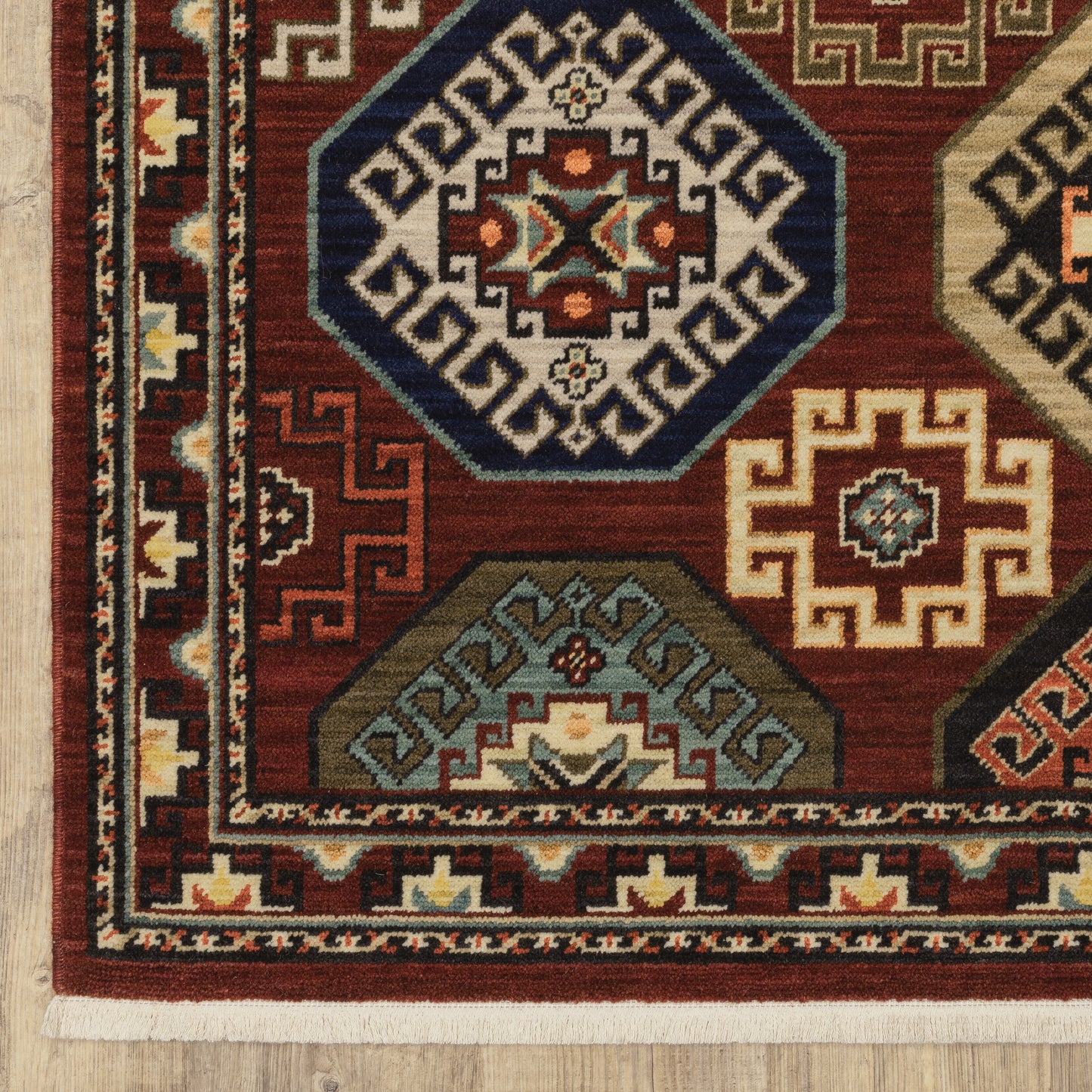 Oriental Weavers Lilihan  Red Blue Traditional