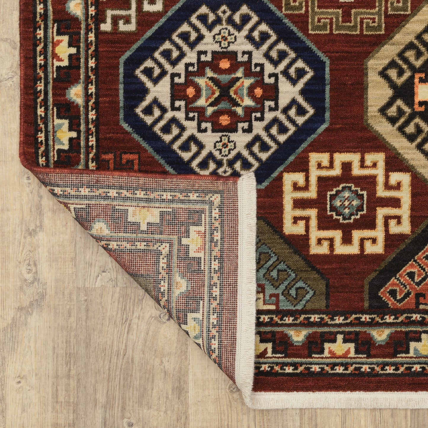 Oriental Weavers Lilihan  Red Blue Traditional