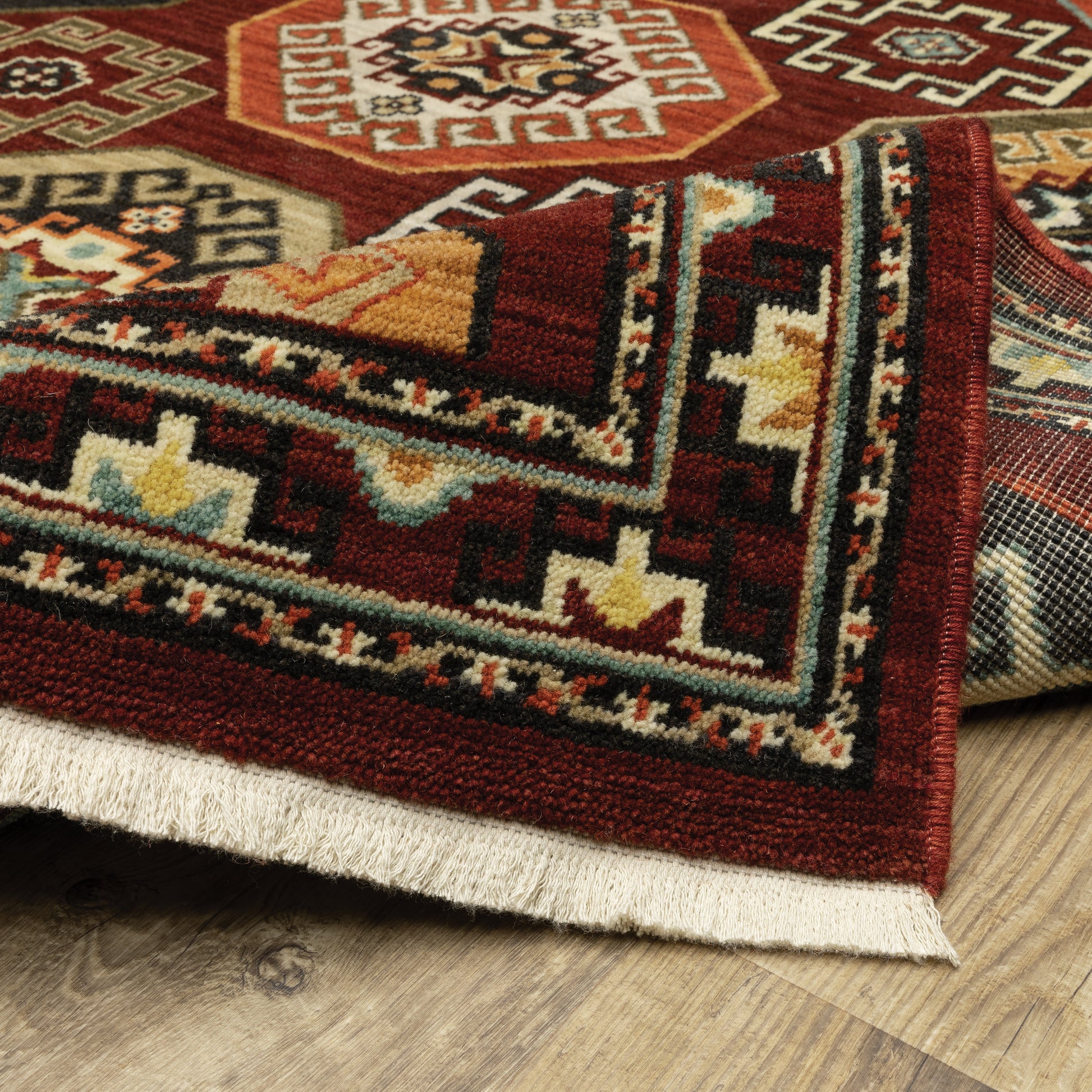 Oriental Weavers Lilihan  Red Blue Traditional
