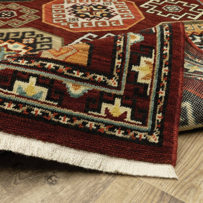 Oriental Weavers Lilihan  Red Blue Traditional