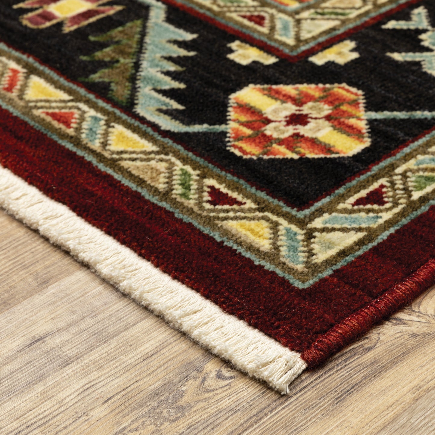 Oriental Weavers Lilihan  Red Black Traditional