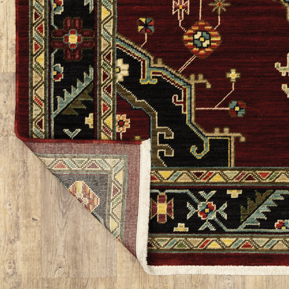 Oriental Weavers Lilihan  Red Black Traditional