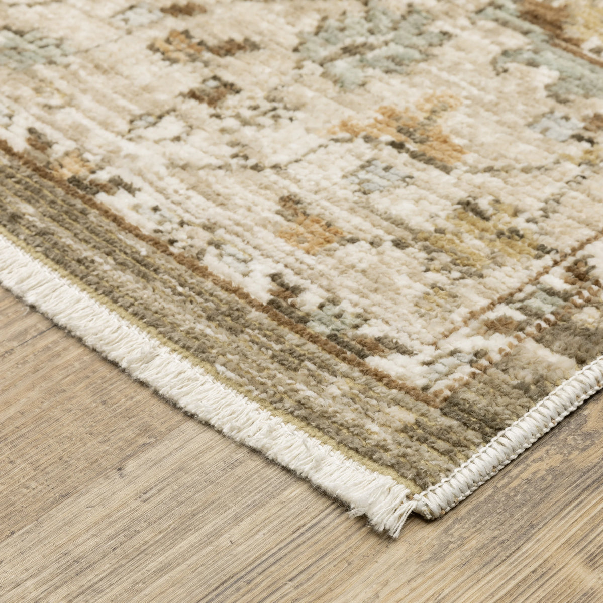 Oriental Weavers Lola LLA03 Gold Pale Blue Traditional Machine Woven Rug