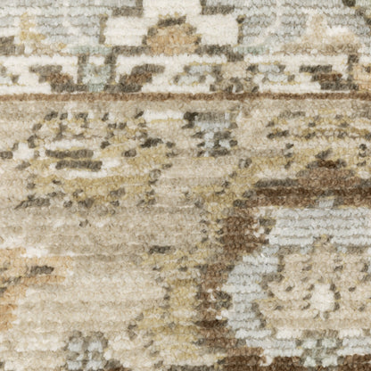 Oriental Weavers Lola LLA03 Gold Pale Blue Traditional Machine Woven Rug