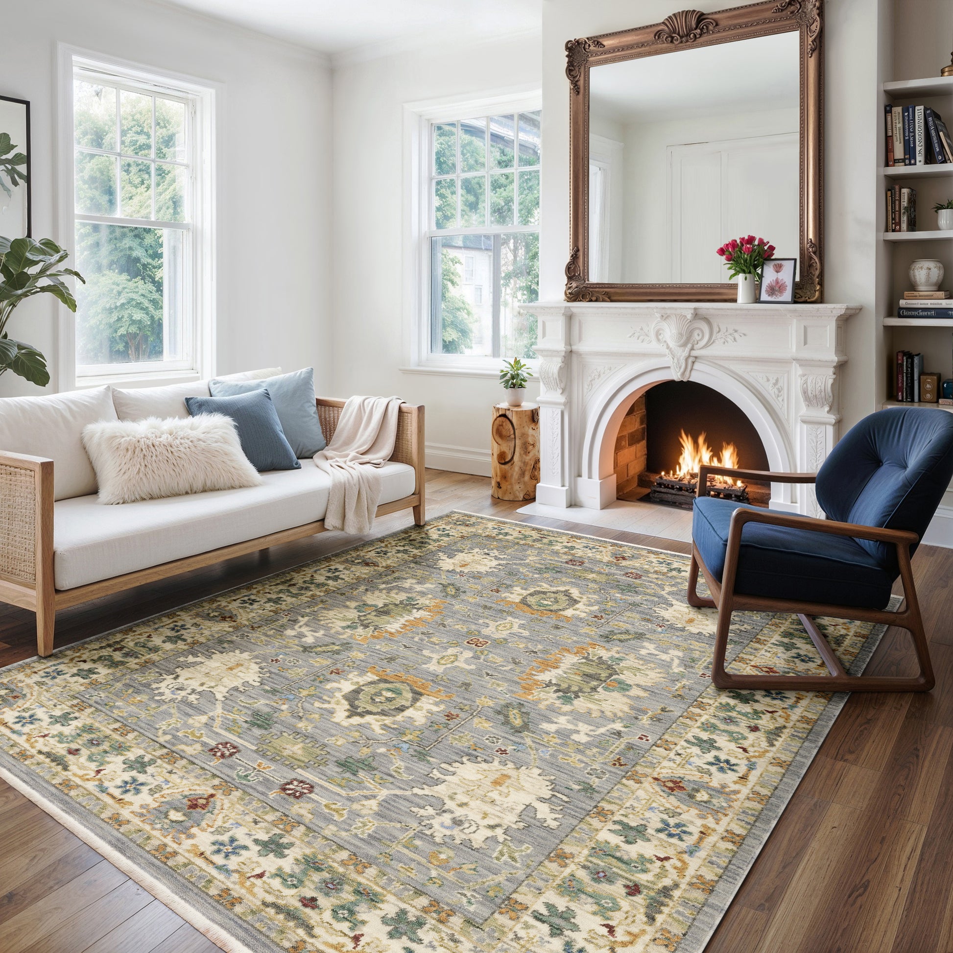 Oriental Weavers Lucca  Grey Multi Traditional