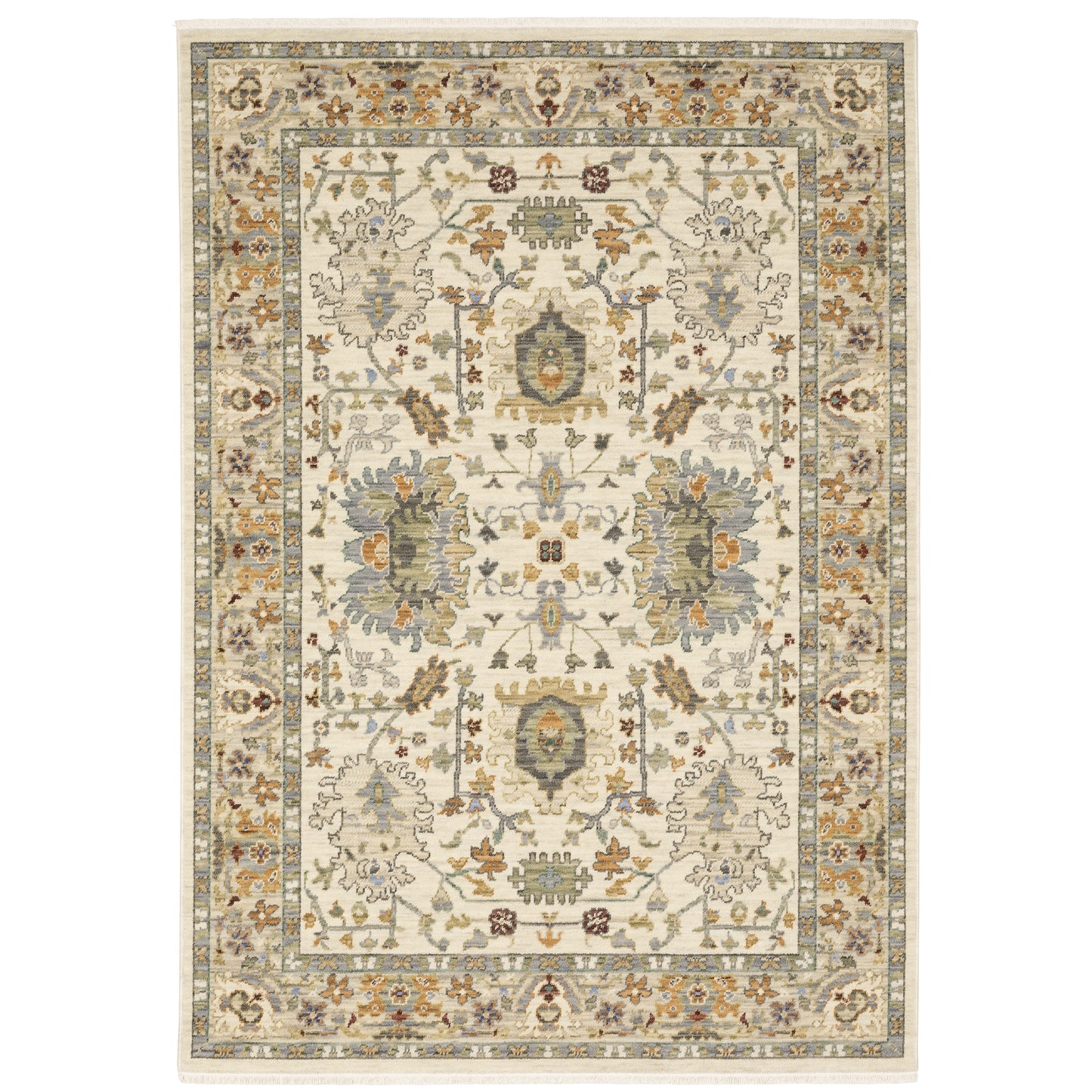 Oriental Weavers Lucca  Ivory Multi Traditional