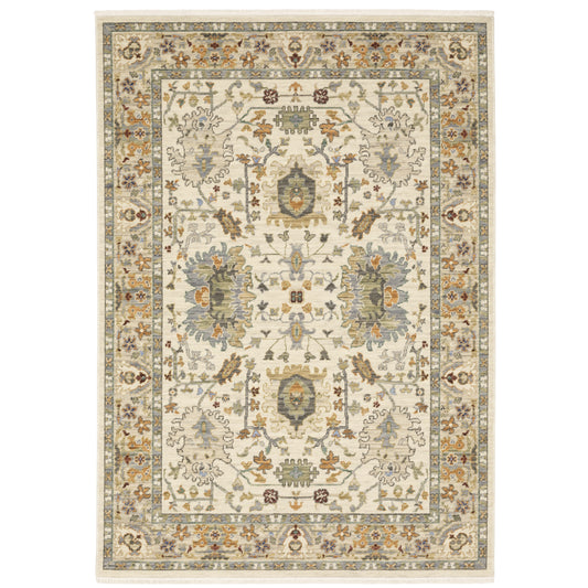 Oriental Weavers Lucca  Ivory Multi Traditional