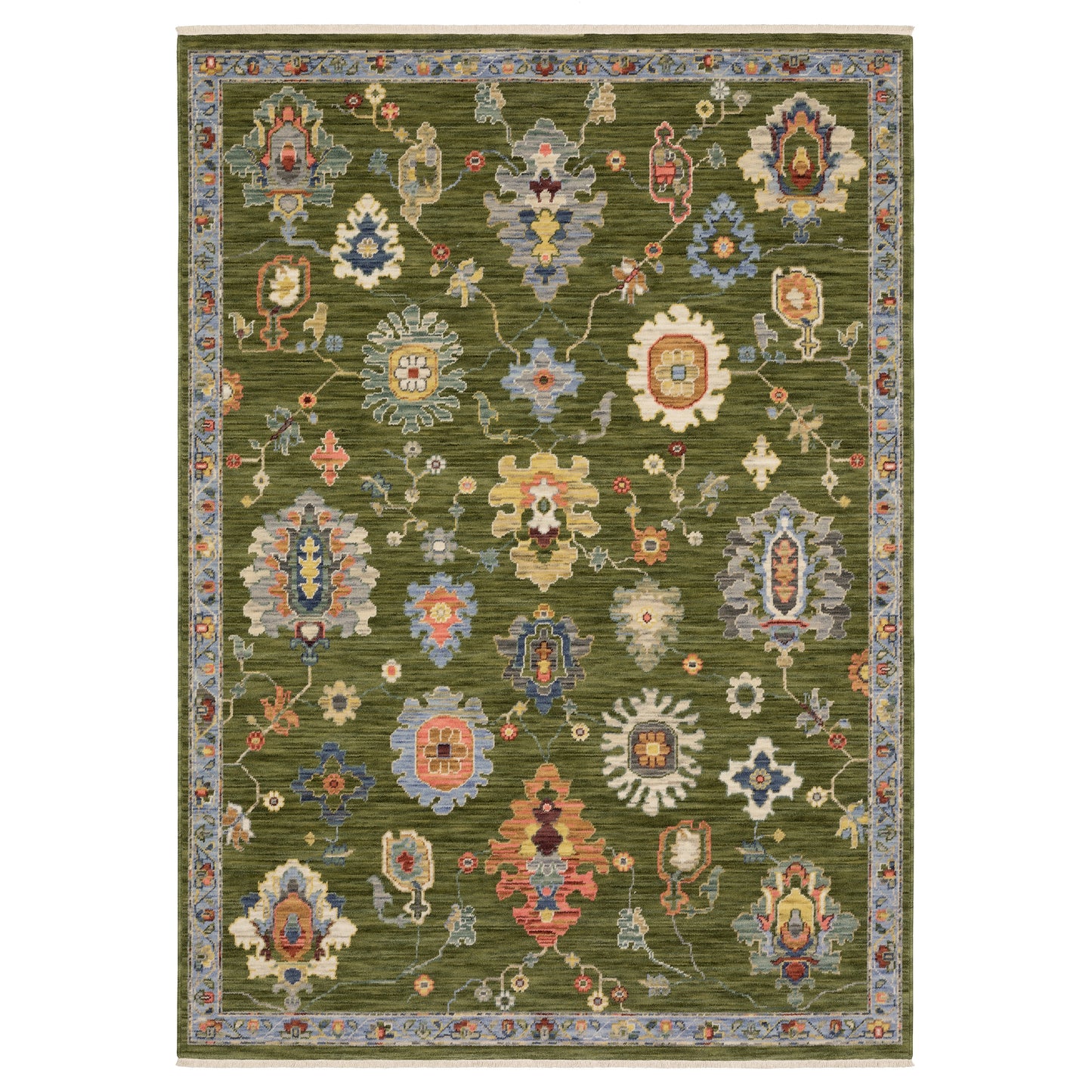 Oriental Weavers Lucca  Green Multi Traditional