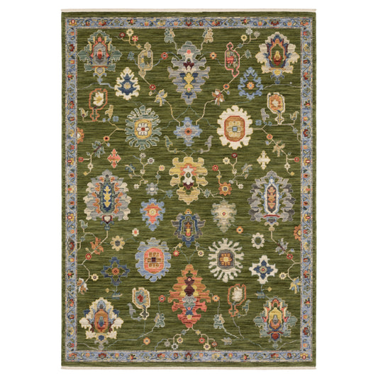 Oriental Weavers Lucca  Green Multi Traditional