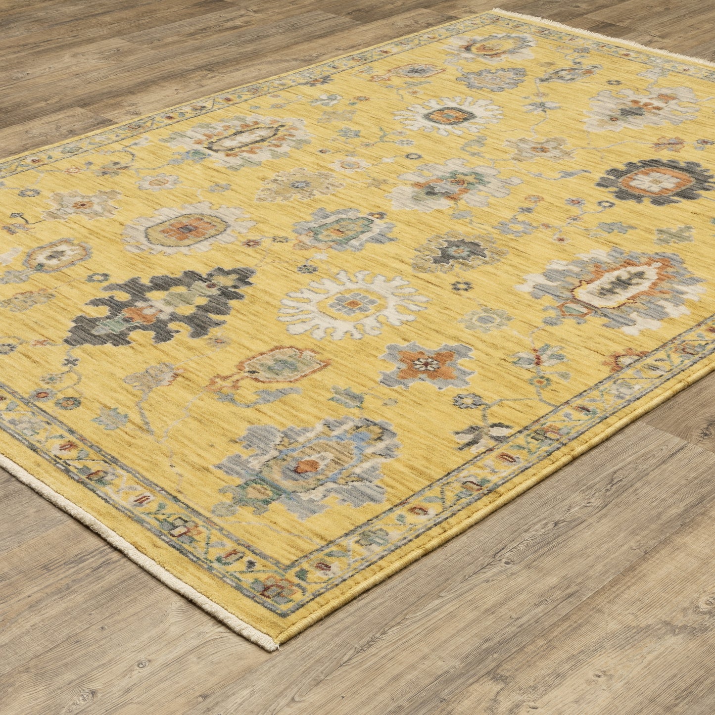 Oriental Weavers Lucca  Yellow Multi Traditional