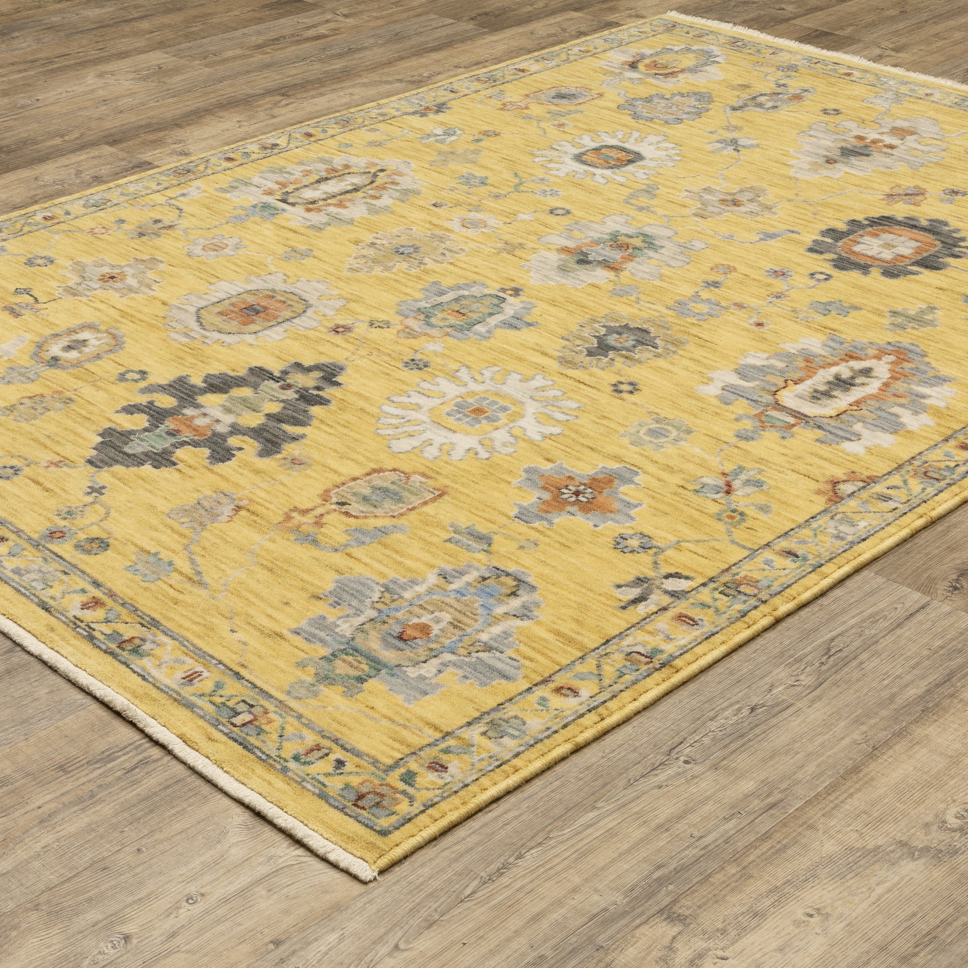 Oriental Weavers Lucca  Yellow Multi Traditional