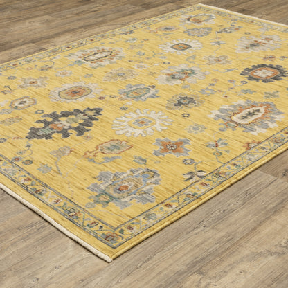 Oriental Weavers Lucca  Yellow Multi Traditional