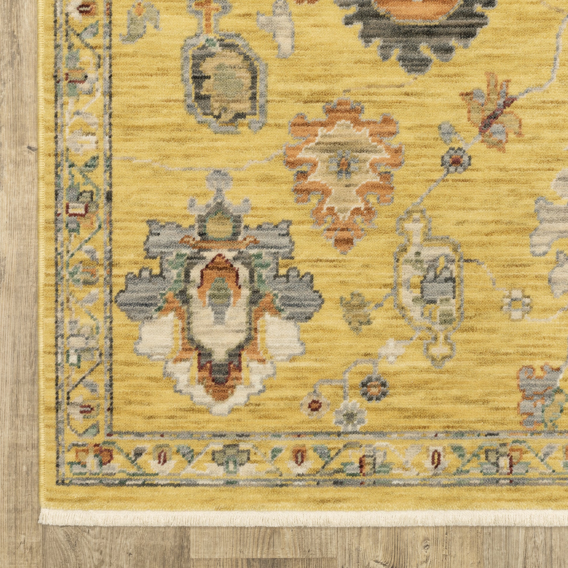 Oriental Weavers Lucca  Yellow Multi Traditional