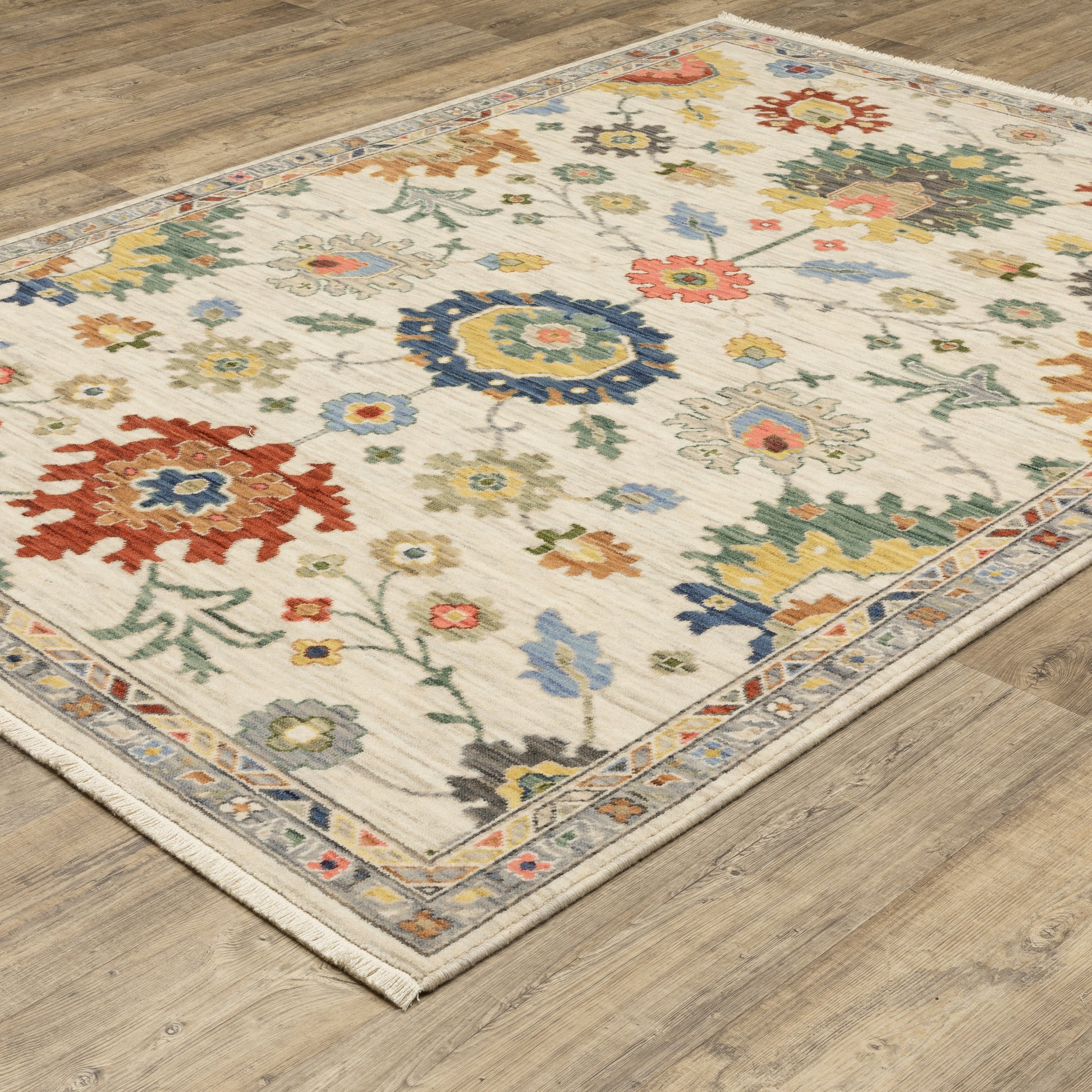 Oriental Weavers Lucca  Ivory Multi Traditional