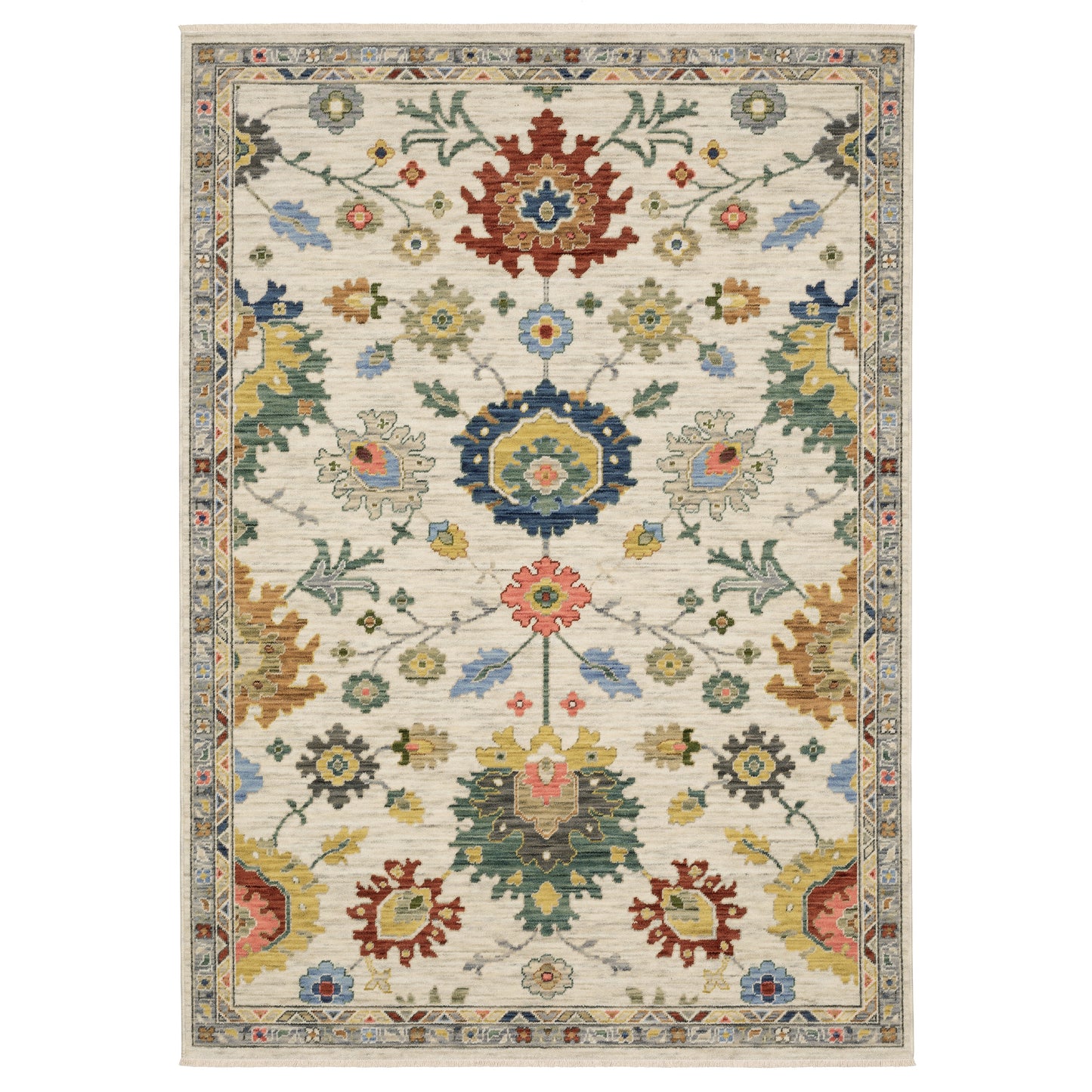 Oriental Weavers Lucca  Ivory Multi Traditional