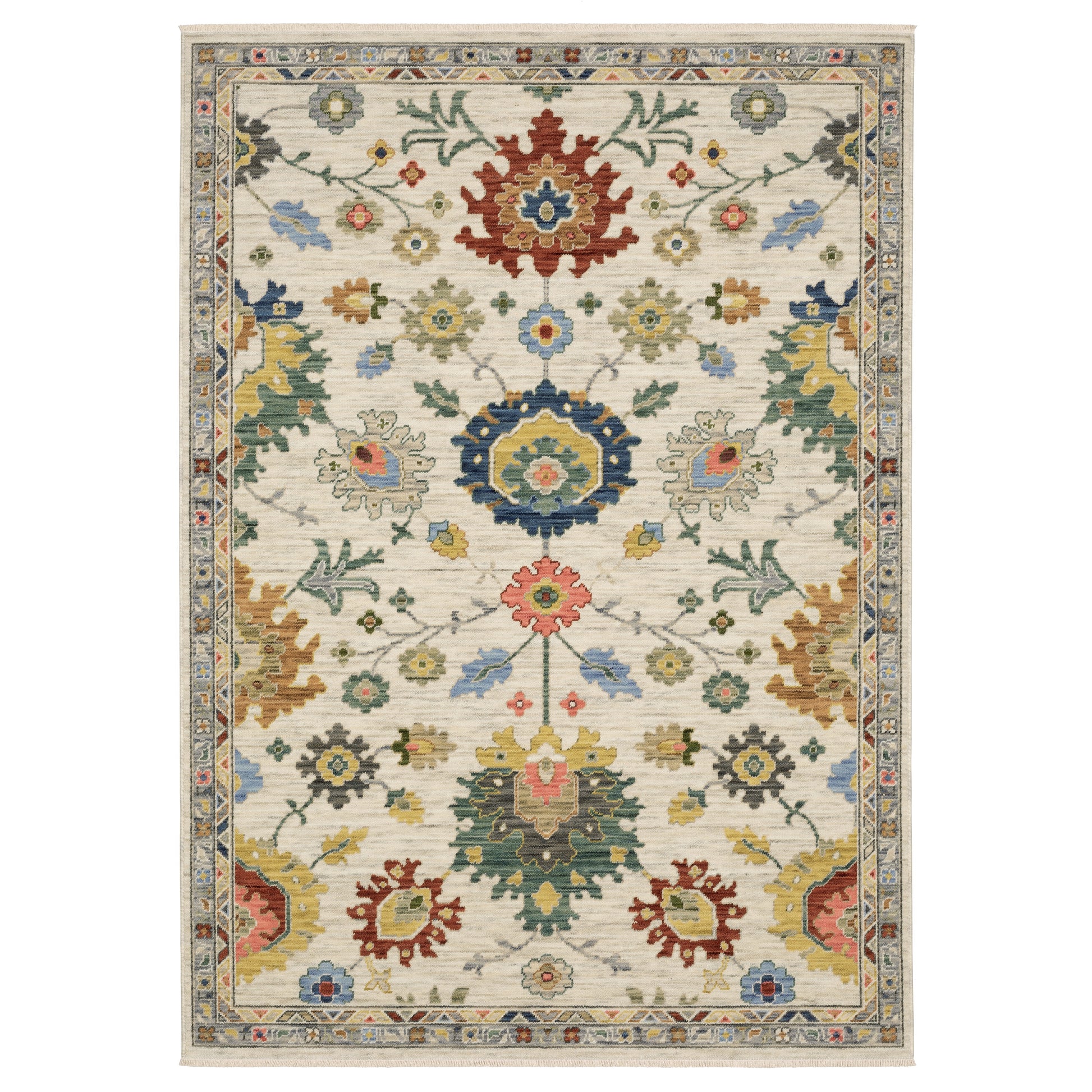 Oriental Weavers Lucca  Ivory Multi Traditional