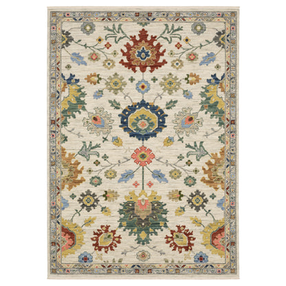 Oriental Weavers Lucca  Ivory Multi Traditional