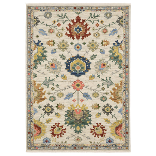 Oriental Weavers Lucca  Ivory Multi Traditional