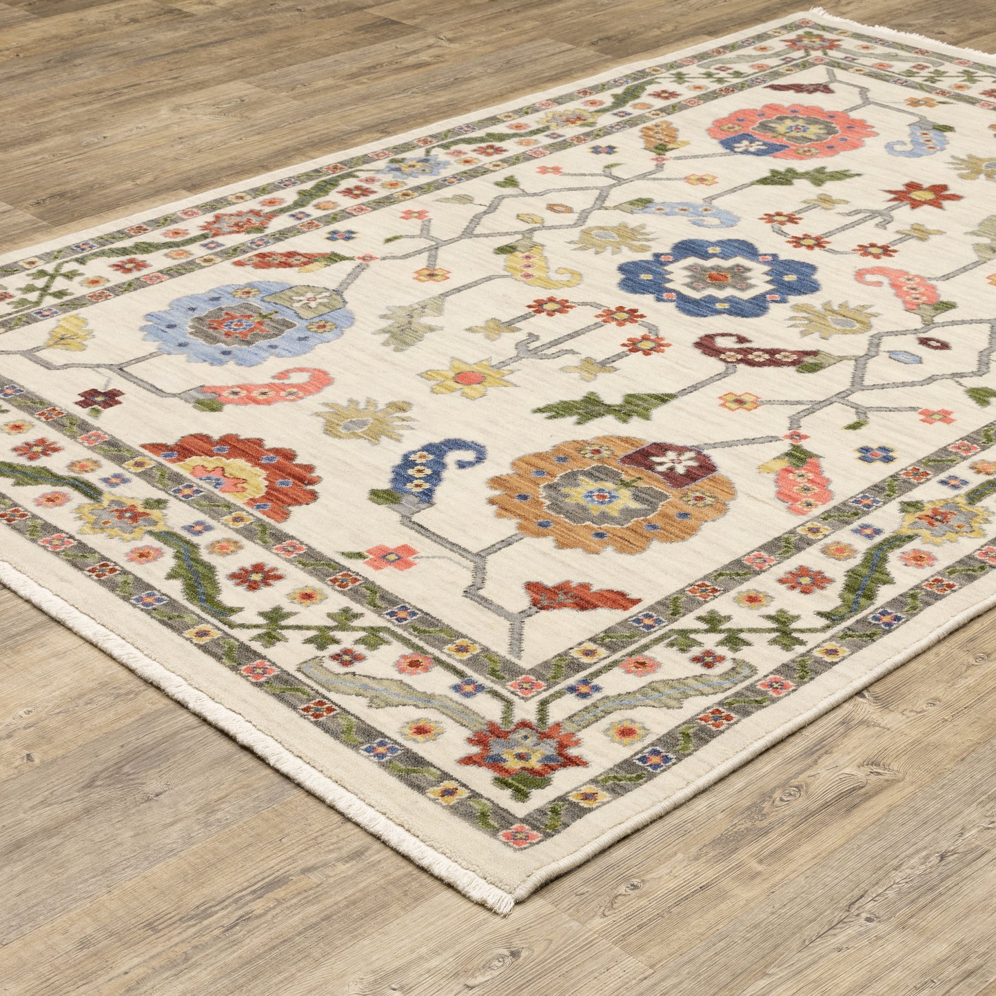 Oriental Weavers Lucca  Ivory Multi Traditional