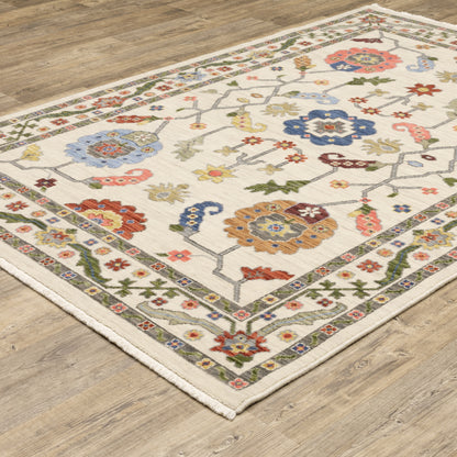 Oriental Weavers Lucca  Ivory Multi Traditional