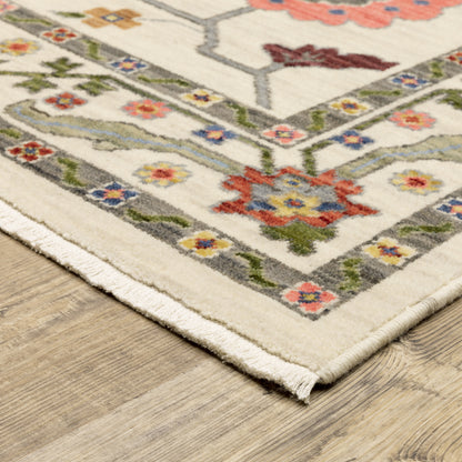 Oriental Weavers Lucca  Ivory Multi Traditional