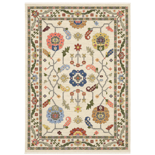 Oriental Weavers Lucca  Ivory Multi Traditional
