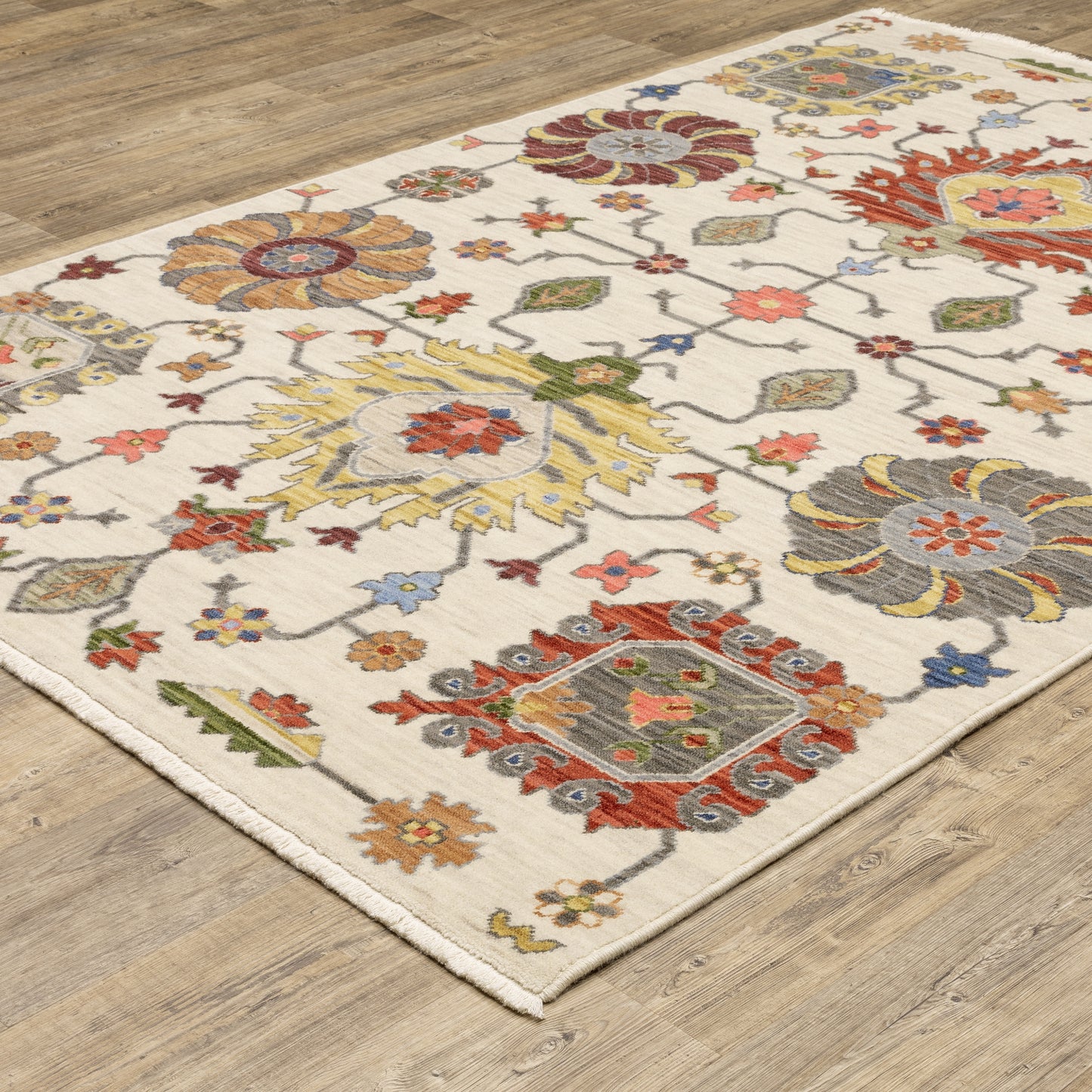 Oriental Weavers Lucca  Ivory Multi Traditional