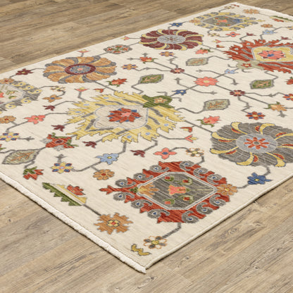 Oriental Weavers Lucca  Ivory Multi Traditional