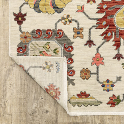 Oriental Weavers Lucca  Ivory Multi Traditional