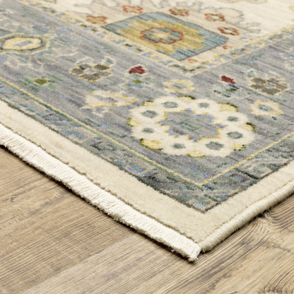 Oriental Weavers Lucca  Ivory Blue Traditional