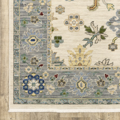Oriental Weavers Lucca  Ivory Blue Traditional