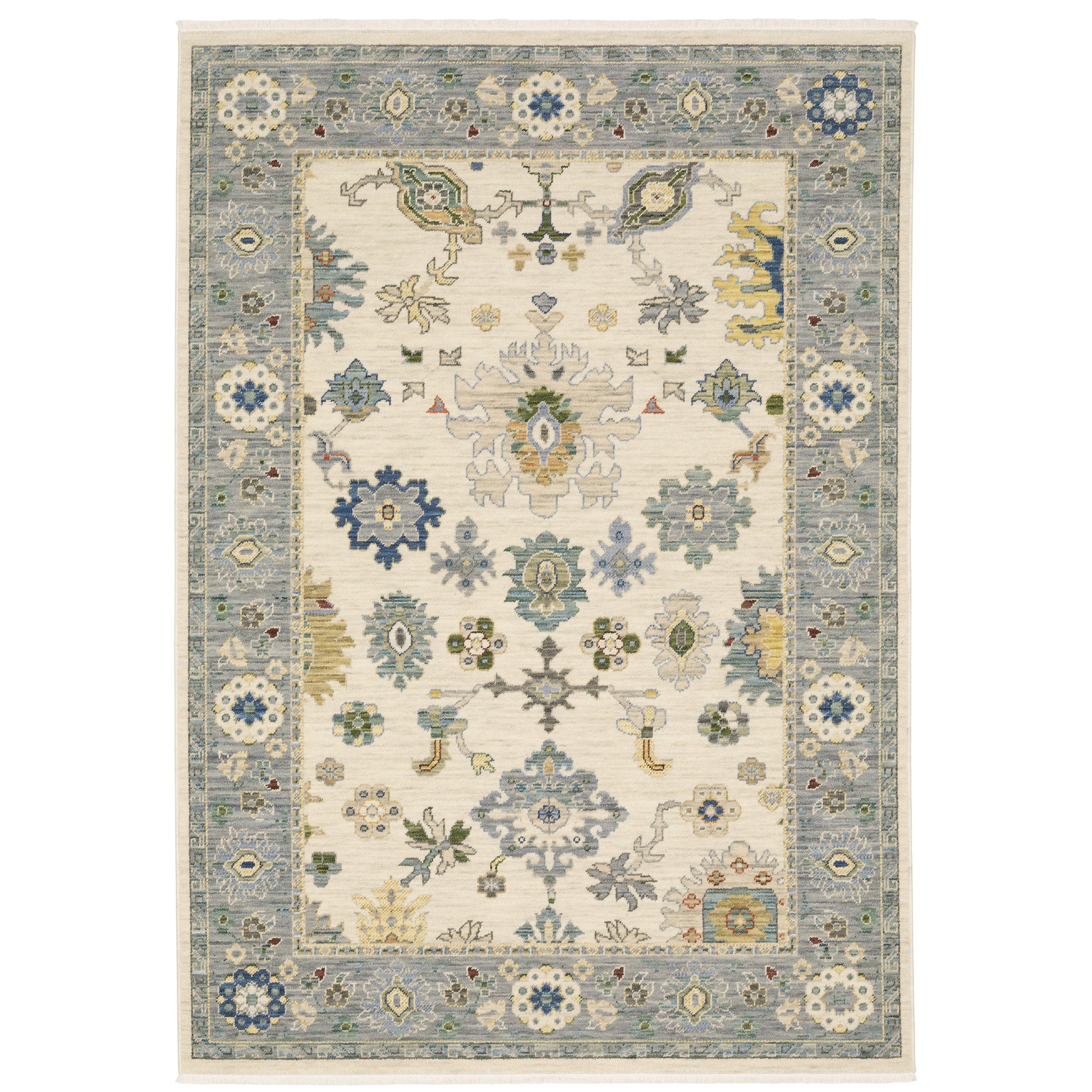 Oriental Weavers Lucca  Ivory Blue Traditional