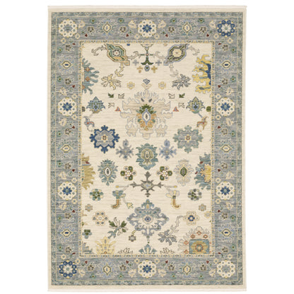 Oriental Weavers Lucca  Ivory Blue Traditional