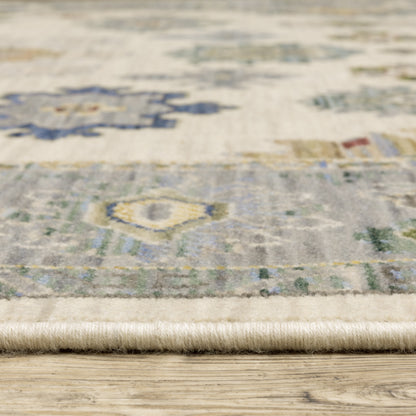 Oriental Weavers Lucca  Ivory Blue Traditional