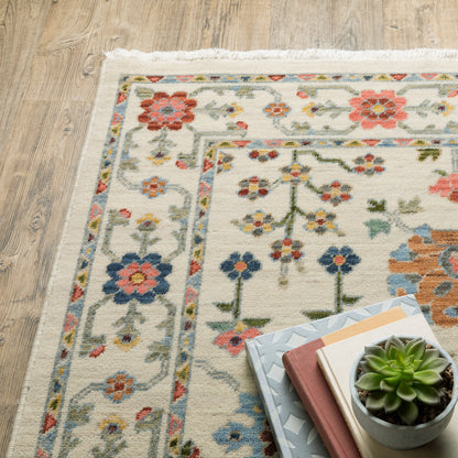 Oriental Weavers Lucca  Ivory Multi Traditional