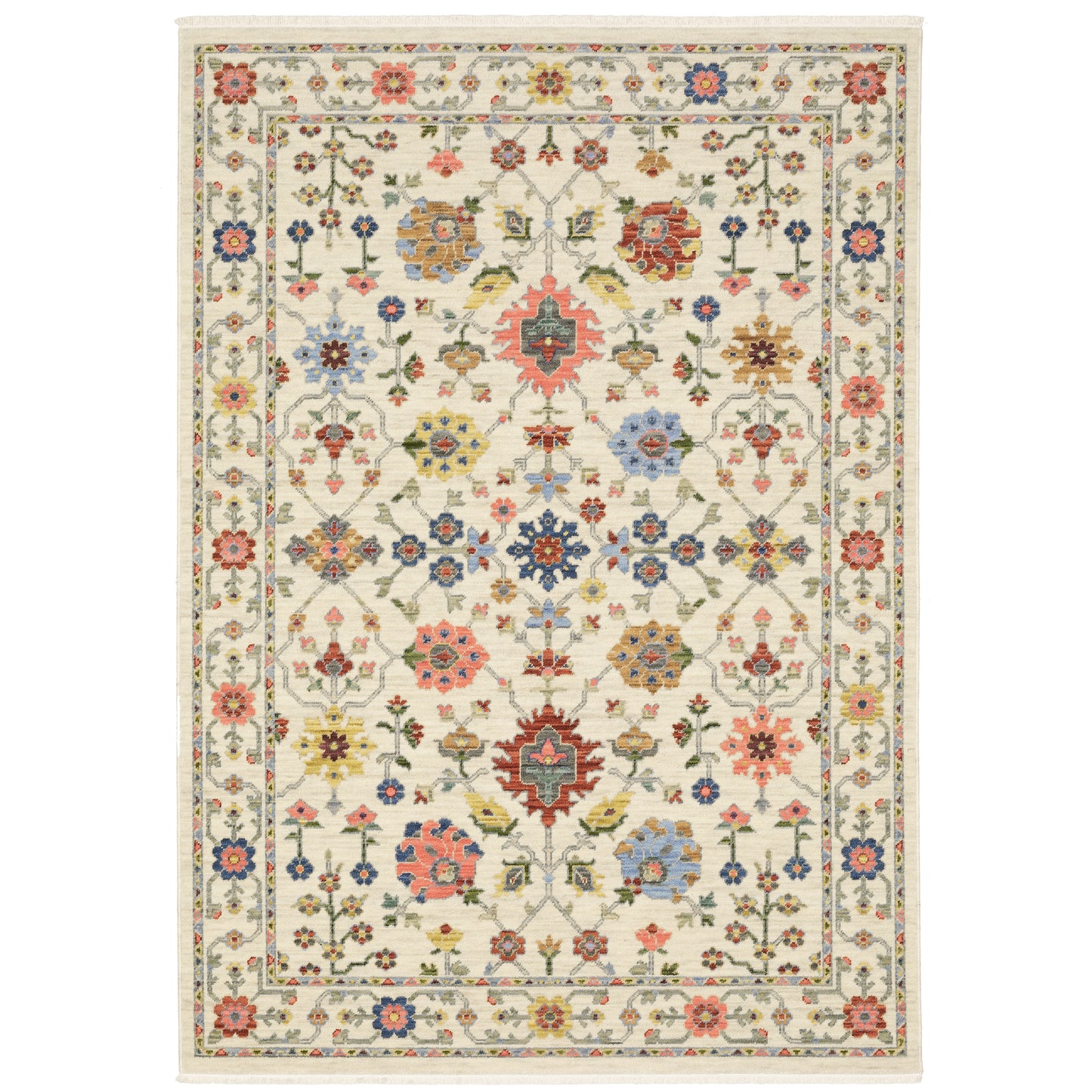 Oriental Weavers Lucca  Ivory Multi Traditional