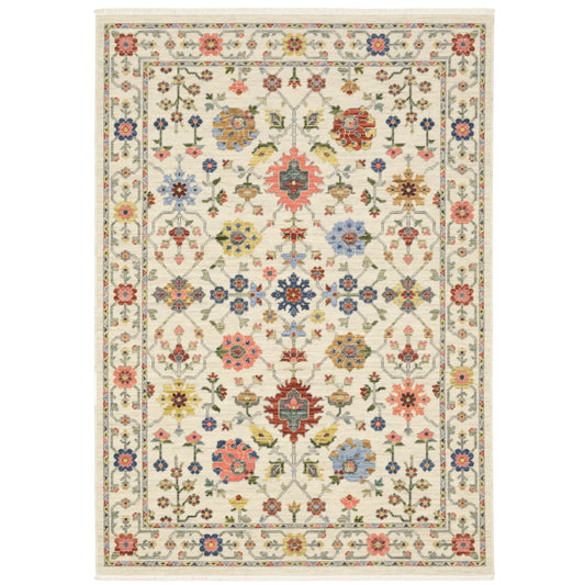 Oriental Weavers Lucca  Ivory Multi Traditional