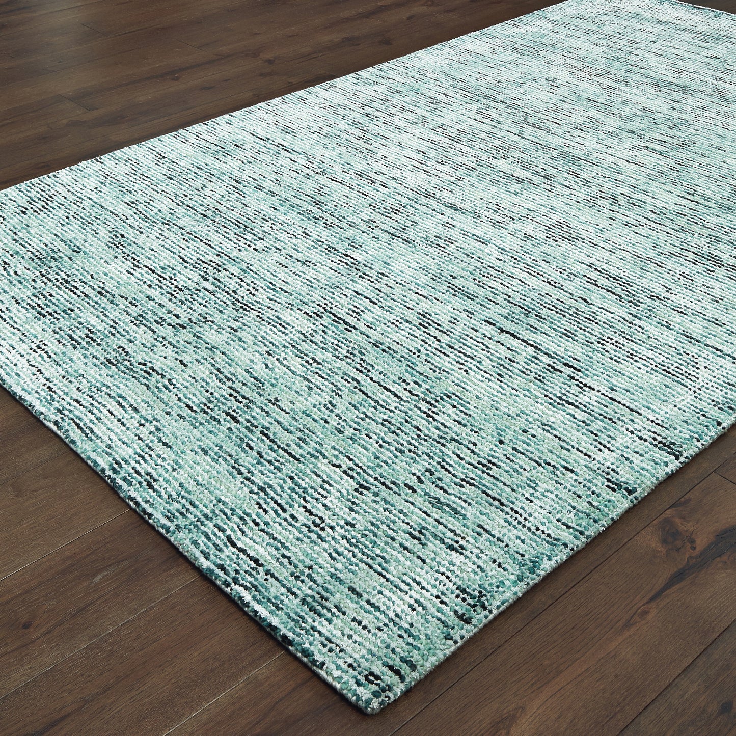 Oriental Weavers Lucent  Blue Teal Modern & Contemporary
