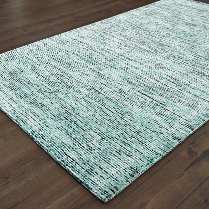 Oriental Weavers Lucent  Blue Teal Modern & Contemporary