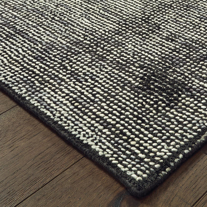 Oriental Weavers Lucent  Charcoal Black Modern & Contemporary