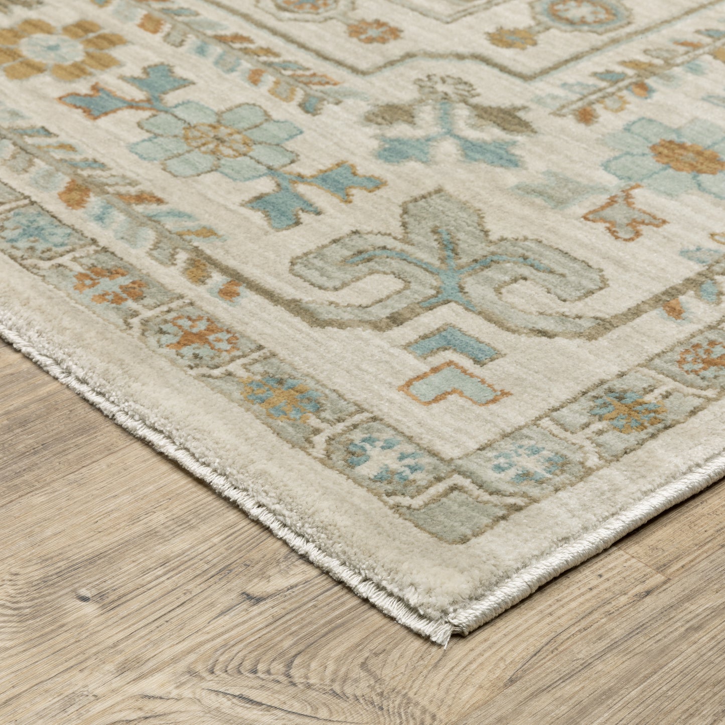 Oriental Weavers Maeve  Ivory Teal Traditional