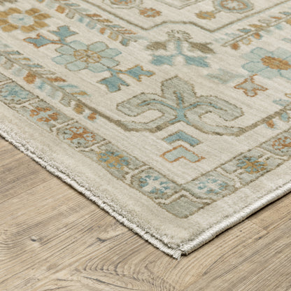 Oriental Weavers Maeve  Ivory Teal Traditional