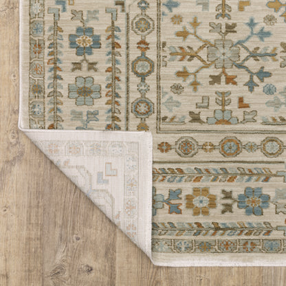 Oriental Weavers Maeve  Ivory Teal Traditional
