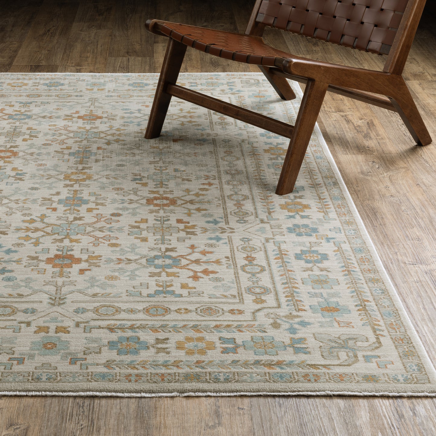 Oriental Weavers Maeve  Ivory Teal Traditional
