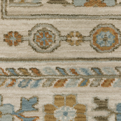 Oriental Weavers Maeve  Ivory Teal Traditional
