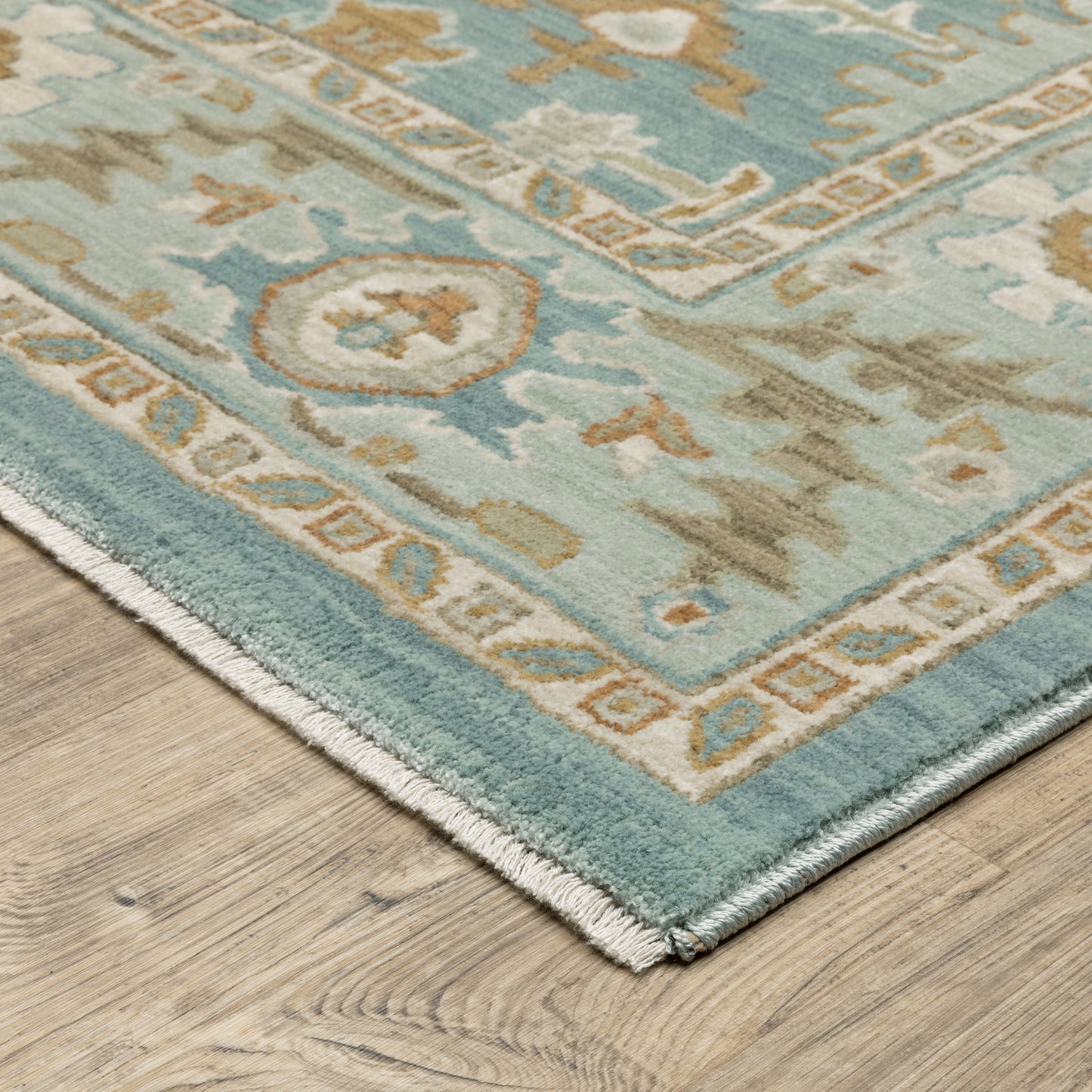 Oriental Weavers Maeve  Teal Rust Traditional