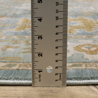 Oriental Weavers Maeve  Teal Rust Traditional