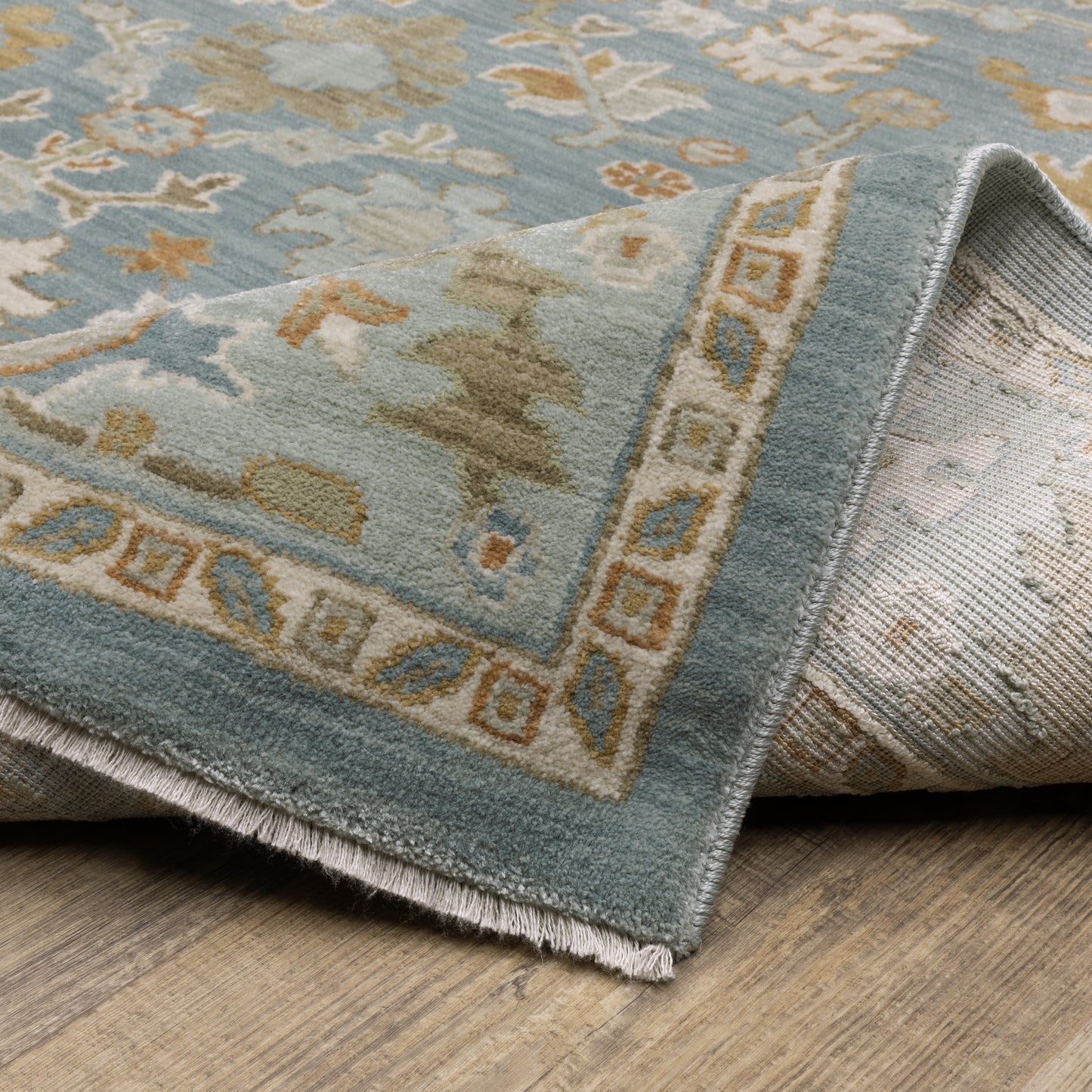 Oriental Weavers Maeve  Teal Rust Traditional