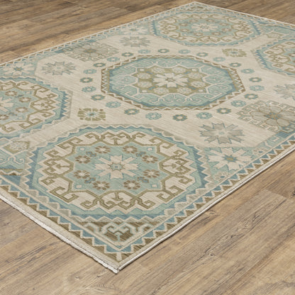 Oriental Weavers Maeve  Beige Teal Traditional