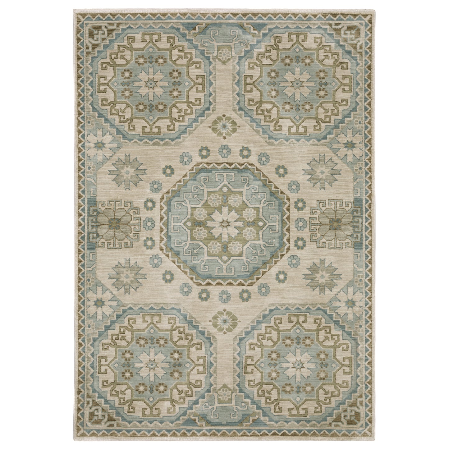 Oriental Weavers Maeve  Beige Teal Traditional
